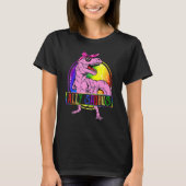Ally Saurus T Rex Dinosaur Proud Ally Lgbt Pride T-shirt (Voorkant)