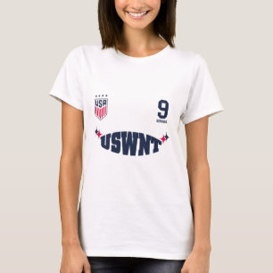 Ally Sentnor 9 Wit Uswnt Officieel Gelicentieerd  T-shirt