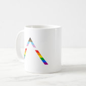 Ally Symbol LGBTQ POC Koffiemok (Voorkant links)