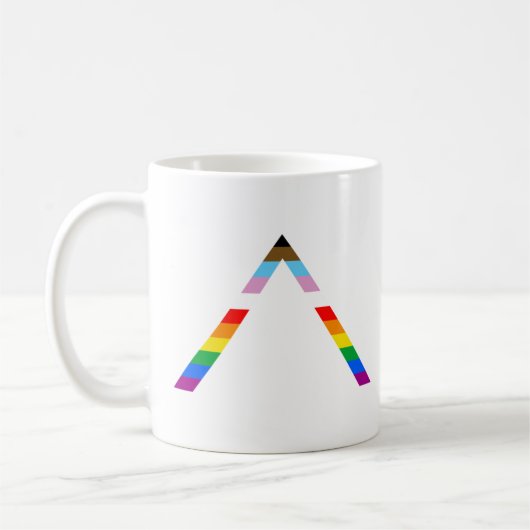 Ally Symbol LGBTQ POC Koffiemok (Links)