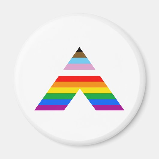 Ally Symbol LGBTQ POC Magneet (Voorkant)