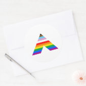 Ally Symbol LGBTQ POC Ronde Sticker (Envelop)