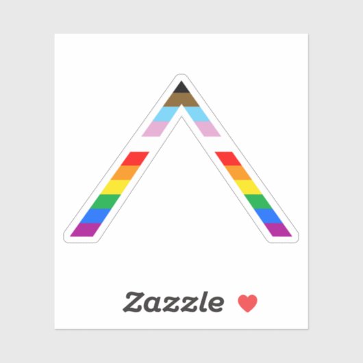 Ally Symbol LGBTQ POC Sticker (Vel)