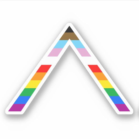 Ally Symbol LGBTQ POC Sticker (Voorkant)