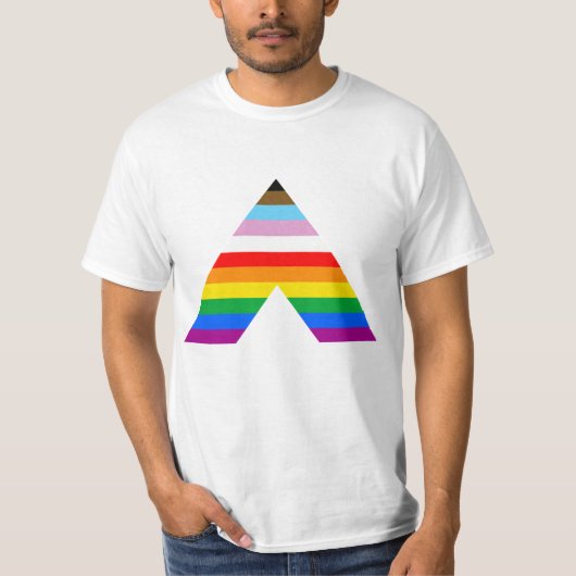 Ally Symbol LGBTQ POC T-shirt (Voorkant)