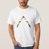 Ally Symbol LGBTQ POC T-shirt (Voorkant)