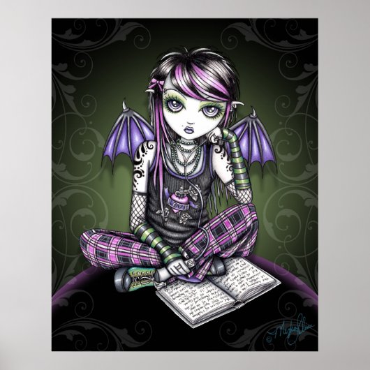 Ally Tattoo Emo Fairy Poster (Voorkant)