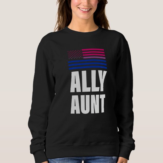 Ally Tunt Bisexual Flag Lgbt Gay Pride Trui (Voorkant)