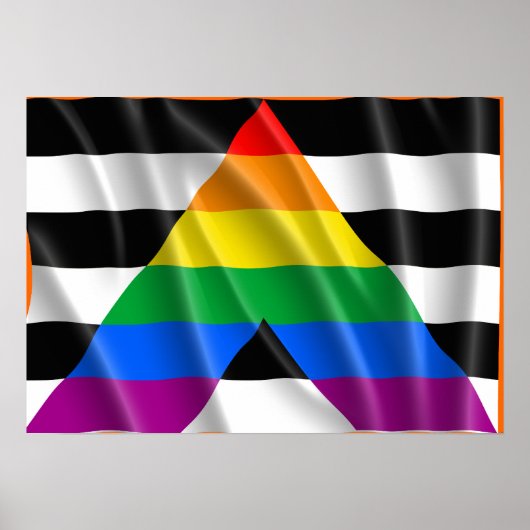 ALLY Vlag Vliegend -.png Poster (Voorkant)