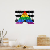 ALLY Vlag Vliegend -.png Poster (Keuken)