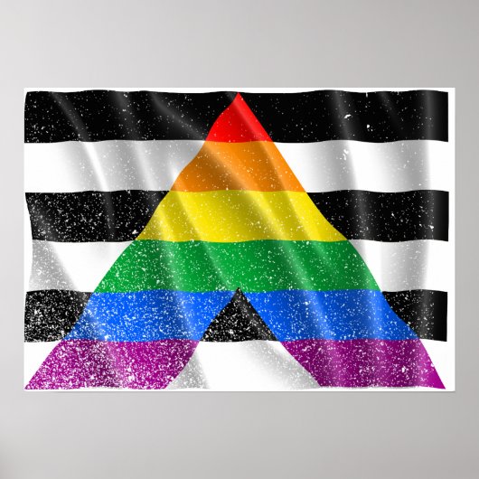 ALLY Vlag Vliegend -.png Poster (Voorkant)