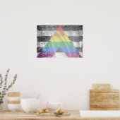 ALLY Vlag Vliegend -.png Poster (Keuken)