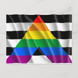ALLY VLAG VLIEGT -.png Briefkaart