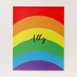 Ally voor regenboog LGBT Legpuzzel