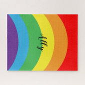 Ally voor regenboog LGBT Legpuzzel (Horizontaal)