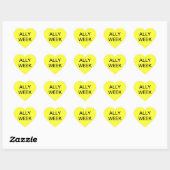 ALLY WEEK HART STICKER (Vel)