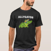 Allygator Straight Alligator LGBTQ+ Gay Suppo T-shirt (Voorkant)