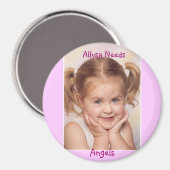 Allysa heeft engelen nodig magneet (Voorkant / Achterkant)