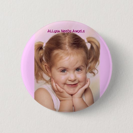 Allysa Needs Angels Ronde Button 5,7 Cm (Voorkant)