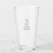 Allysaurus Vintage Dinosaur Zonnebril Shirt Ontwer Glas (Achterkant)