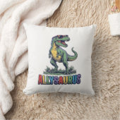 Allysaurus Vintage Dinosaur Zonnebril Shirt Ontwer Kussen (Deken)