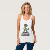 Allysaurus Vintage Dinosaurus Zonnebril Shirt Ontw (Volledige Voorkant)