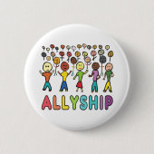 Allyship Ronde Button 5,7 Cm (Voorkant)