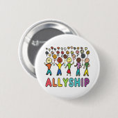Allyship Ronde Button 5,7 Cm (Voorkant /achterkant)