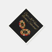 ALLYSON Casino Style Party VRAAG ME 4 NAMEN IN CHI Servetten (Hoek)