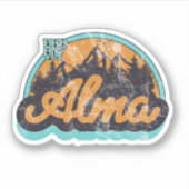 Alma, Arkansas Sticker (Voorkant)