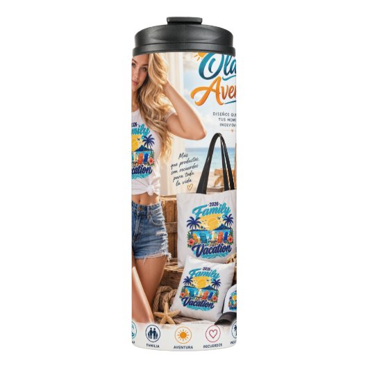 Alma de Verano Thermosbeker (Voorkant)