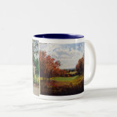 Alma House & 7thHoleEagleCrestGolfCo.. Tweekleurige Koffiemok (Voorkant rechts)