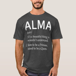 Alma naam cadeau t-shirt
