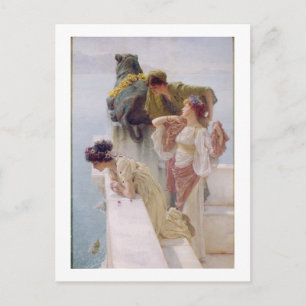Alma-Tadema   A Coign of Vantage, 1895 Briefkaart