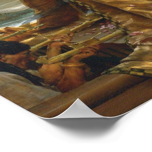 Alma-Tadema - Antony Cleopatra Poster (Hoek)