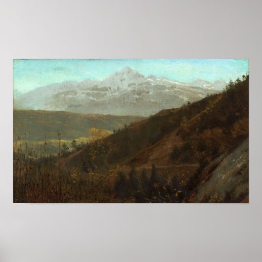 Alma-Tadema - Berglandschap Poster (Voorkant)