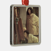 Alma-Tadema | Bezoek aan de Studio, 1873 Metalen Ornament (Rechts)