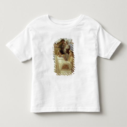 Alma-Tadema | Bij Aphrodite's Cradle, 1908 Kinder Shirts (Voorkant)