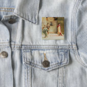 Alma-Tadema | Caracalla: 211 AD 1902 Vierkante Button 5,1 Cm (In situ)