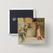 Alma-Tadema | Caracalla: 211 AD 1902 Vierkante Button 5,1 Cm (Voorkant /achterkant)