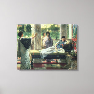 Alma-Tadema   Catullus leest zijn gedichten Canvas Afdruk