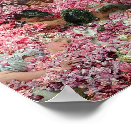 Alma-Tadema - de Rozen van Heliogabalus Poster (Hoek)