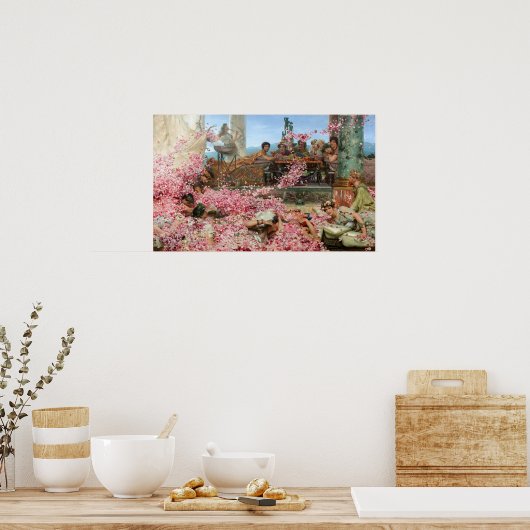 Alma-Tadema - de Rozen van Heliogabalus Poster (Keuken)