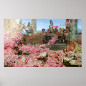 Alma-Tadema - de Rozen van Heliogabalus Poster (Voorkant)