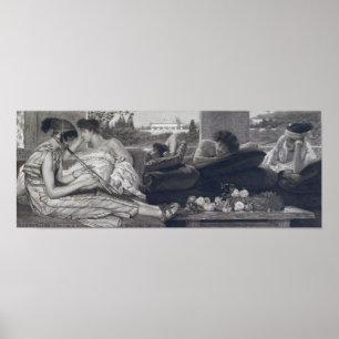 Alma-Tadema - De Siesta 1881 Poster