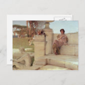 Alma-Tadema | De stem van de lente, 1908 Briefkaart (Voorkant / Achterkant)