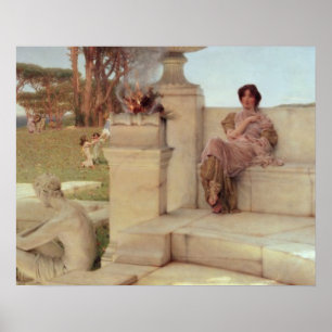 Alma-Tadema   De stem van de lente, 1908 Poster