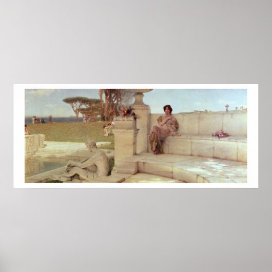 Alma-Tadema | De stem van de lente, 1908 Poster (Voorkant)