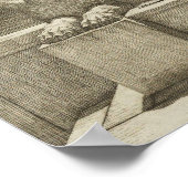 Alma-Tadema - De stille raadgever 1878 Poster (Hoek)