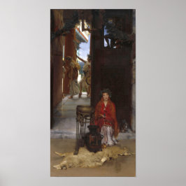 Alma-Tadema - De weg naar de tempel Poster